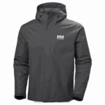 J0HV169 muška sedam j kišna jakna muškarci Helly-Hansen drveni ugljen