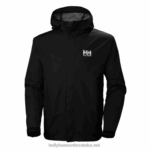 J0HV171 muška sedam j kišna jakna muškarci Helly-Hansen crno