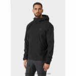 J0HV188 muška jakna od školjki banff muškarci Helly-Hansen crno - Image 2