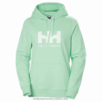 J0HV1890 ženska majica s kapuljačom hh logo žene Helly-Hansen terakota