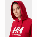 J0HV1894 ženska majica s kapuljačom hh logo žene Helly-Hansen bijela - Image 5