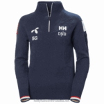 J0HV1919 ženski sv. moritz pleteni vuneni džemper žene Helly-Hansen sivi melang