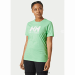 J0HV1944 ženska majica s logom hh žene Helly-Hansen terakota - Image 2