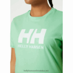 J0HV1944 ženska majica s logom hh žene Helly-Hansen terakota - Image 5