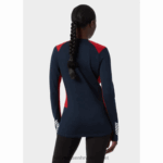J0HV2052 ženski lifa merino srednji sloj za posadu žene Helly-Hansen crno - Image 3