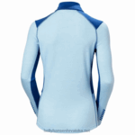 J0HV2053 ženski lifa merino srednji sloj s pola patentnim zatvaračem žene Helly-Hansen mornarica - Image 4