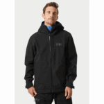 J0HV212 muška verglas troslojna školjkasta jakna muškarci Helly-Hansen crno - Image 2