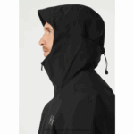 J0HV212 muška verglas troslojna školjkasta jakna muškarci Helly-Hansen crno - Image 5