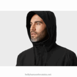 J0HV230 muški izolirani baloner od jednobojnog materijala muškarci Helly-Hansen crno - Image 6