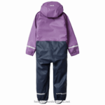 J0HV2312 dječji bergen kišni set s podstavom od flisa djeca Helly-Hansen mornarica - Image 4