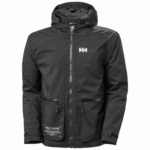 J0HV232 muška kišna jakna s kapuljačom muškarci Helly-Hansen crno - Image 2