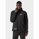 J0HV232 muška kišna jakna s kapuljačom muškarci Helly-Hansen crno - Image 7