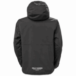 J0HV232 muška kišna jakna s kapuljačom muškarci Helly-Hansen crno - Image 9