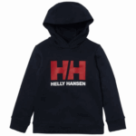 J0HV2371 dječja majica s kapuljačom s logotipom hh djeca Helly-Hansen ružičasti sorbet
