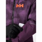 J0HV2386 juniorska zvjezdana skijaška jakna djeca Helly-Hansen žad - Image 5