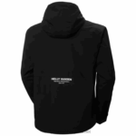 J0HV243 muška kišna jakna muškarci Helly-Hansen crno - Image 4