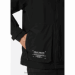 J0HV243 muška kišna jakna muškarci Helly-Hansen crno - Image 5