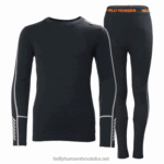 J0HV2486 juniorski lifa merino srednji sloj baznog seta djeca Helly-Hansen pala stijena/siva melang/crna