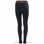 J0HV2486 juniorski lifa merino srednji sloj baznog seta djeca Helly-Hansen pala stijena/siva melang/crna - Image 3