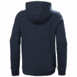 J0HV2502 majica s kapuljačom s hh logom za juniore 2.0 djeca Helly-Hansen plava magla/sivi melang - Image 4