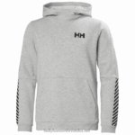 J0HV2518 aktivna majica s kapuljačom za juniore djeca Helly-Hansen ružičasti sorbet/bijeli