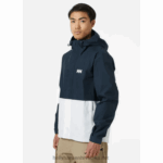 J0HV255 muška flex kišna jakna muškarci Helly-Hansen mornarica - Image 2