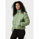 J0HV2642 ženska dvostruka pufer jakna žene Helly-Hansen smrvljena gra - Image 2