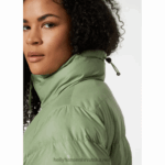 J0HV2642 ženska dvostruka pufer jakna žene Helly-Hansen smrvljena gra - Image 11