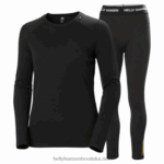 J0HV2711 ženski lifa merino srednji bazni set žene Helly-Hansen mint/mornarska pruga