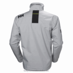 J0HV28 muška jakna za jedrenje za posadu muškarci Helly-Hansen siva magla - Image 2