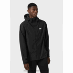 J0HV292 muška portland kišna jakna muškarci Helly-Hansen crno - Image 2