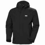J0HV292 muška portland kišna jakna muškarci Helly-Hansen crno