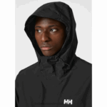 J0HV292 muška portland kišna jakna muškarci Helly-Hansen crno - Image 5