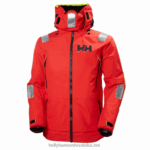J0HV34 muška aegir jakna za jedrenje muškarci Helly-Hansen upozorenje crveno - Image 4