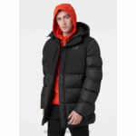J0HV356 muška aktivna pufnasta duga jakna muškarci Helly-Hansen crno - Image 2
