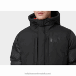 J0HV356 muška aktivna pufnasta duga jakna muškarci Helly-Hansen crno - Image 5
