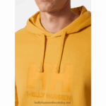 J0HV765 muška majica s kapuljačom s logom hh muškarci Helly-Hansen crno - Image 5