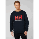 J0HV806 muška majica s logotipom hh crew muškarci Helly-Hansen duboki fjord - Image 2