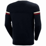 J0HV815 muški carv pleteni džemper muškarci Helly-Hansen crno - Image 4
