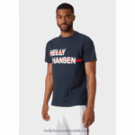 J0HV831 muška rwb grafička majica muškarci Helly-Hansen Crvena - Image 2