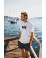 J0HV861 muška majica s logotipom hh muškarci Helly-Hansen patrolni oran - Image 5