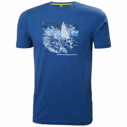 J0HV877 muška majica the ocean race muškarci Helly-Hansen bijela ii