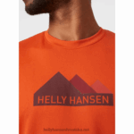 J0HV895 muška hh tech grafička majica muškarci Helly-Hansen duboki fjord - Image 5