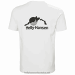 J0HV913 muška yu patch majica muškarci Helly-Hansen ebanovina - Image 4