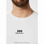 J0HV913 muška yu patch majica muškarci Helly-Hansen ebanovina - Image 5