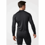 J0HV935 muška vodena odjeća rashguard muškarci Helly-Hansen crno - Image 3