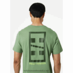 J0HV949 muška majica s osnovnim grafičkim motivima muškarci Helly-Hansen crno - Image 6