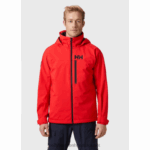 J0HV95 muška hp racing lifaloft jedriličarska jakna s kapuljačom muškarci Helly-Hansen upozorenje crveno - Image 2
