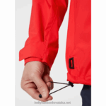 J0HV95 muška hp racing lifaloft jedriličarska jakna s kapuljačom muškarci Helly-Hansen upozorenje crveno - Image 7