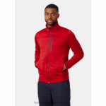J0HV98 muška jakna od flisa muškarci Helly-Hansen Crvena - Image 2